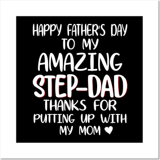 Happy father's day step dad Posters and Art